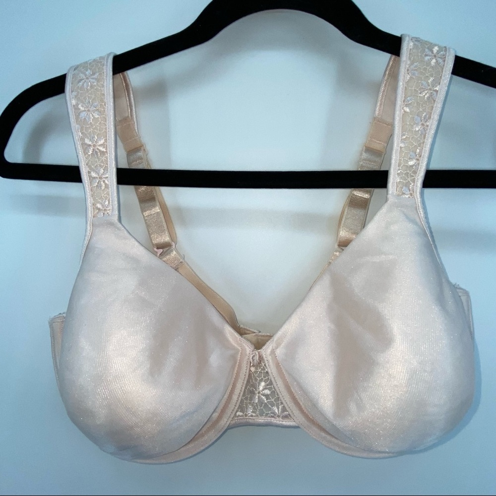 Playtex Secrets Lightly Padded Underwire Bra 36D Sweet Blush Pink Color